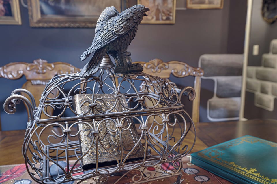 Mystical touches throughout the house. 