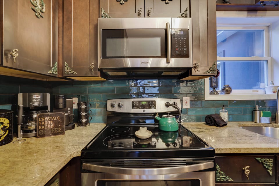 The space is stocked with cookware, bakeware, dinnerware, glassware and more . 