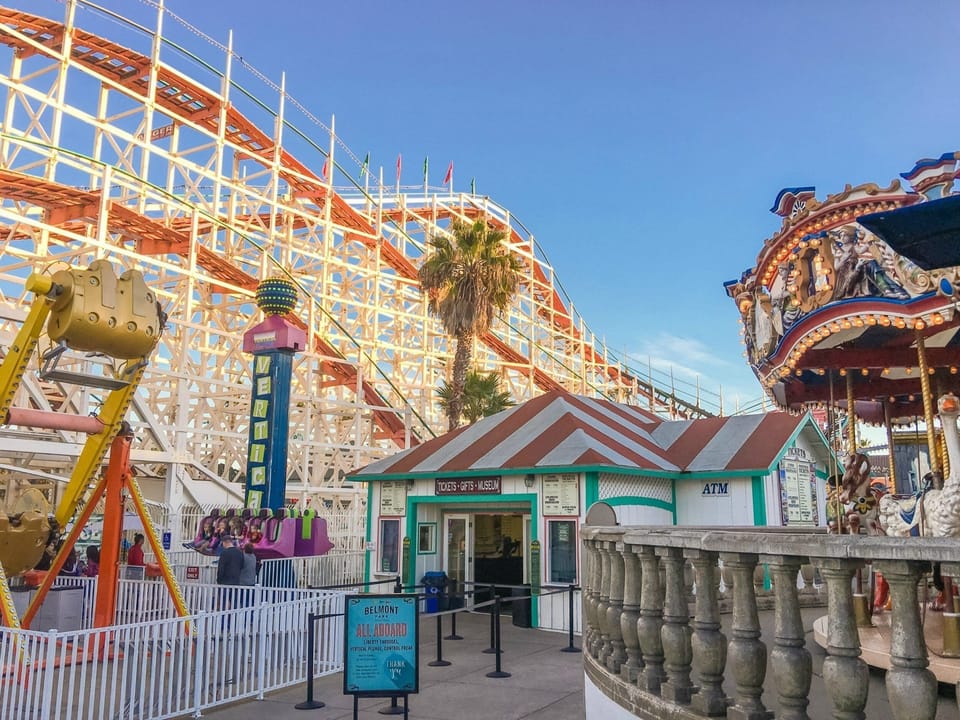 Short walk or bike ride to Belmont Park.  Fun for the whole family. 