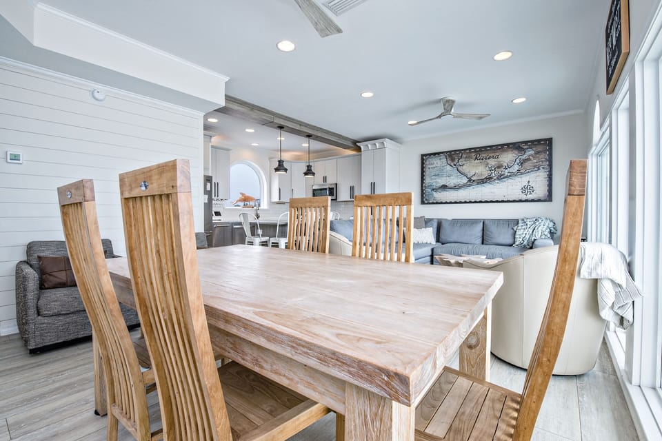 Imagine a card game and laughter here each night.

