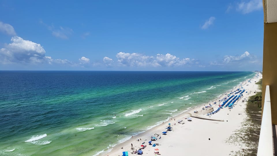 View from our balcony (West)
