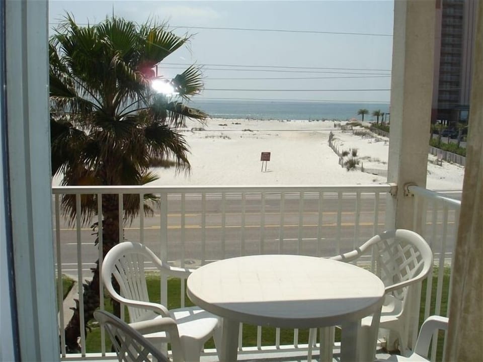 Great view from the balcony 