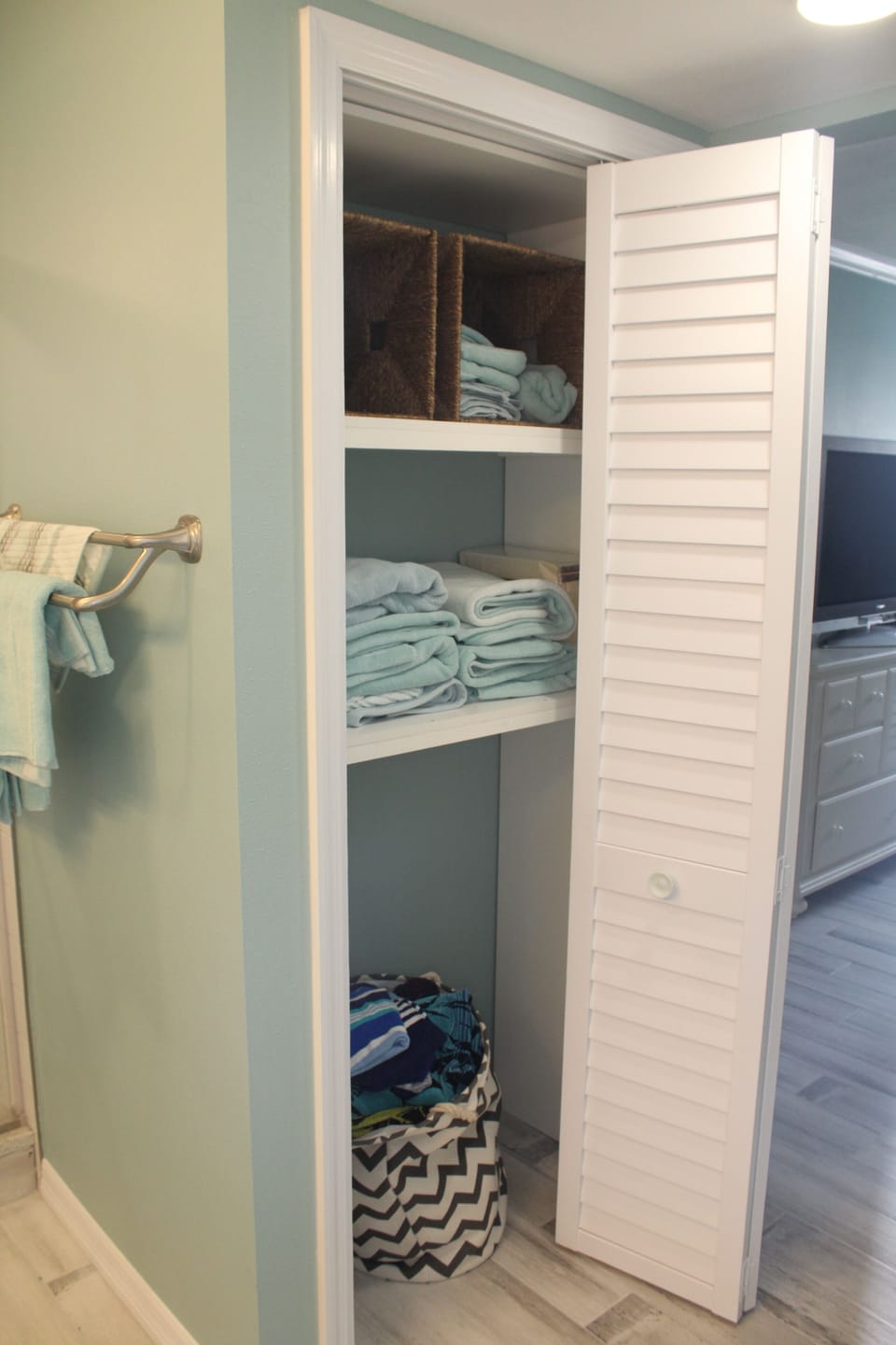 Plenty of linen storage