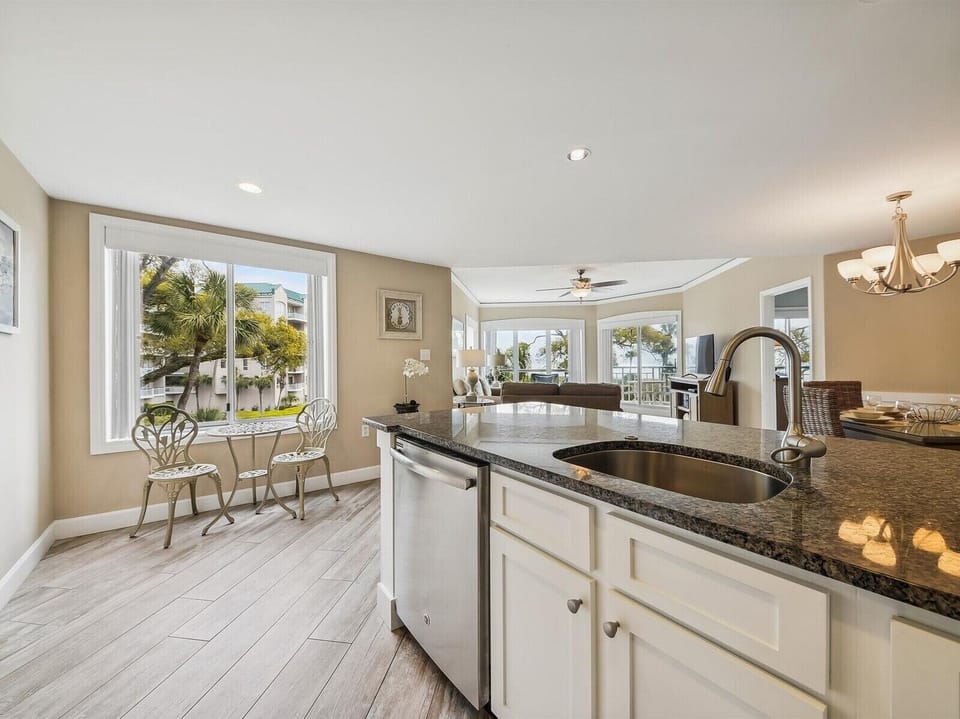 Kitchen with Bistro Table at 3210 Windsor Court South