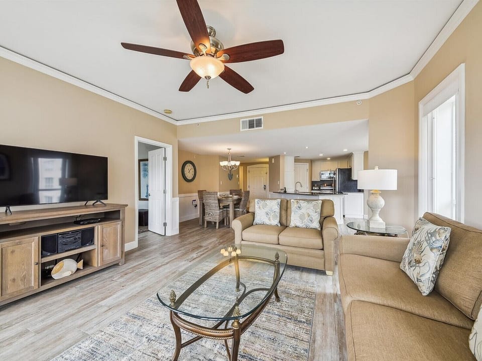 Living Room, Dining Area and Kitchen at 3210 Windsor Court South