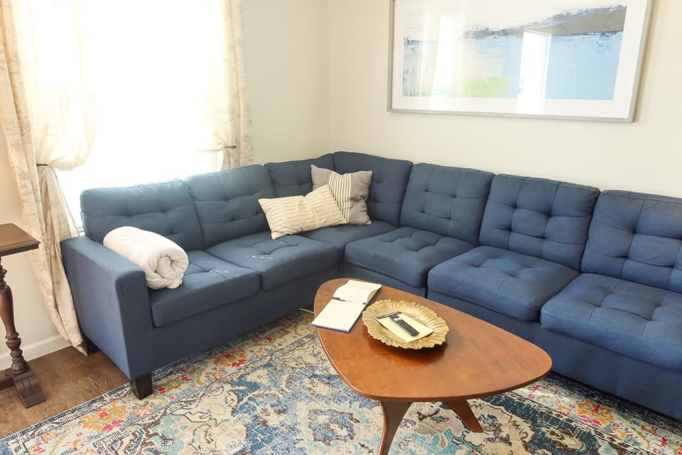 Plenty of room to relax and watch TV