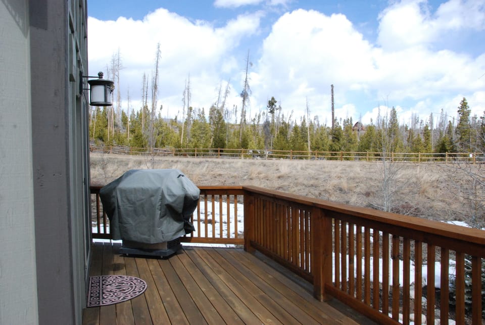 Grill, sip, relax on the deck.