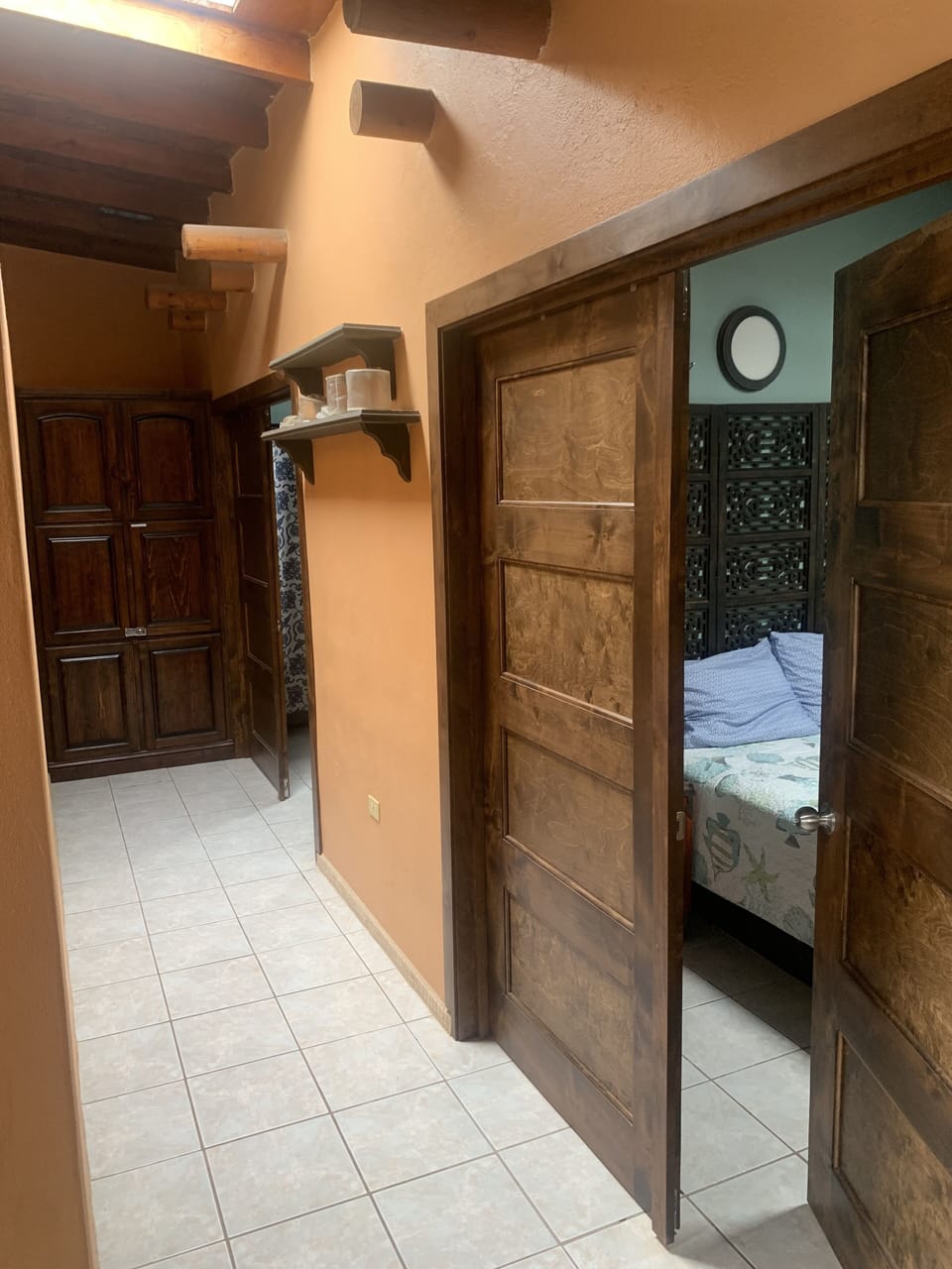 Casita, hallway to bedrooms