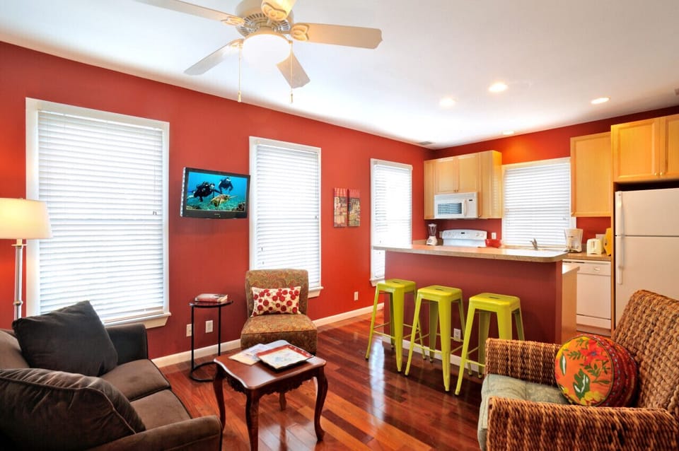 Secondary Kitchen and Living Area