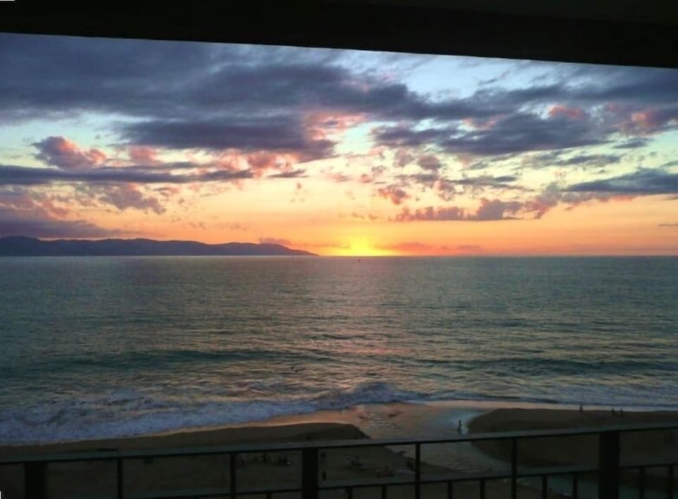Sunset from the balcony
