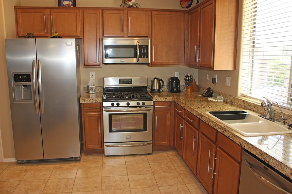 Newer Stainless Steel Appliances. 