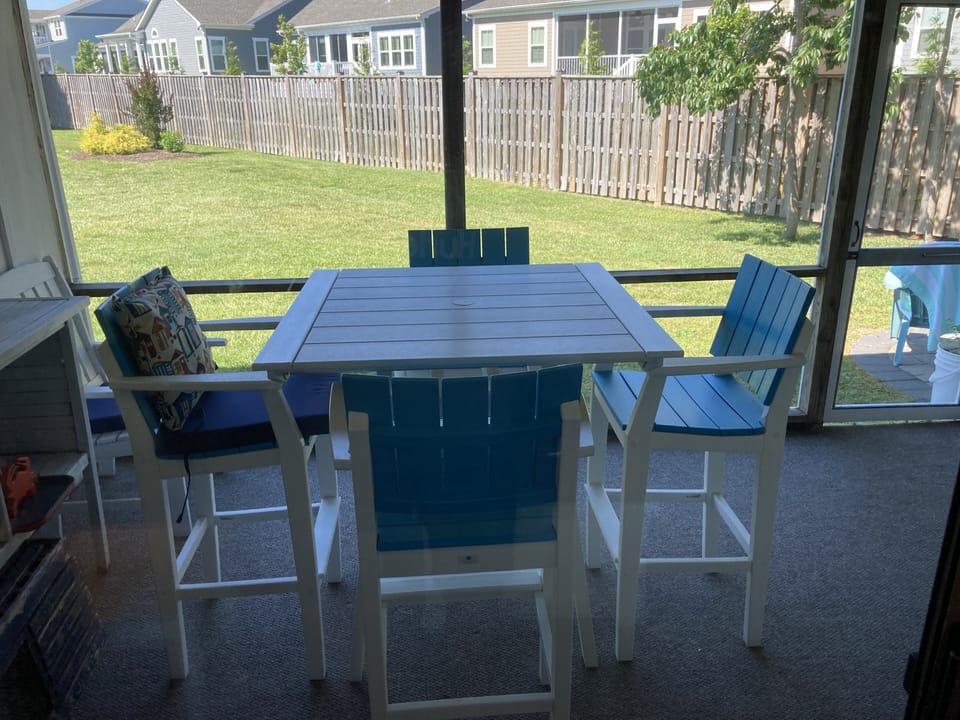 Rear porch