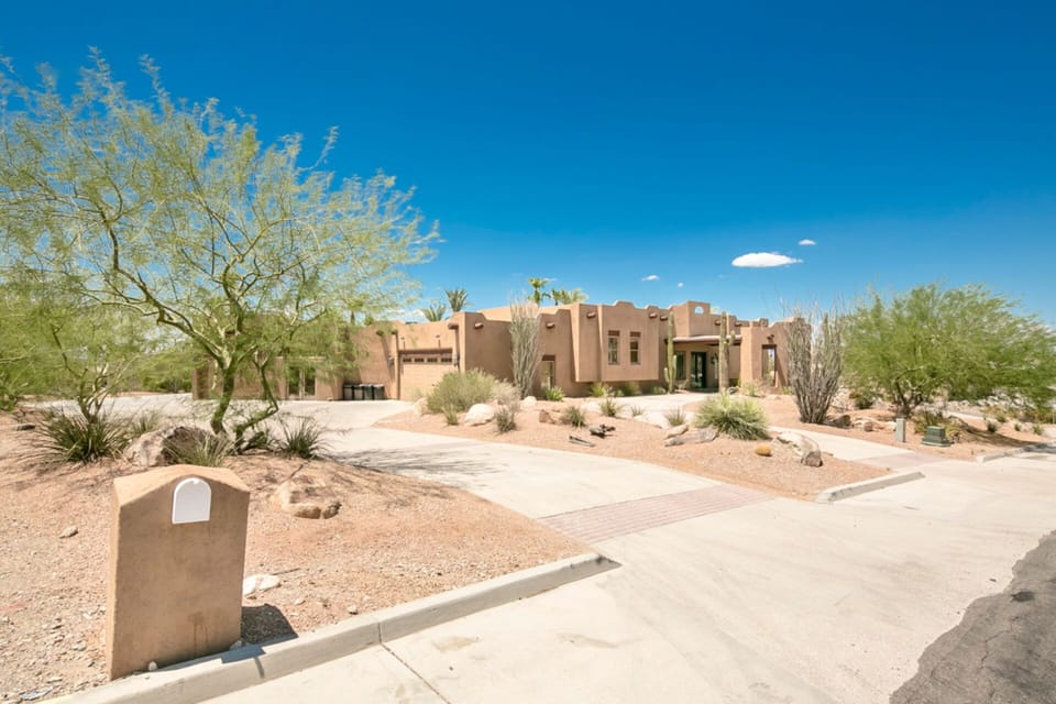 Front of home.