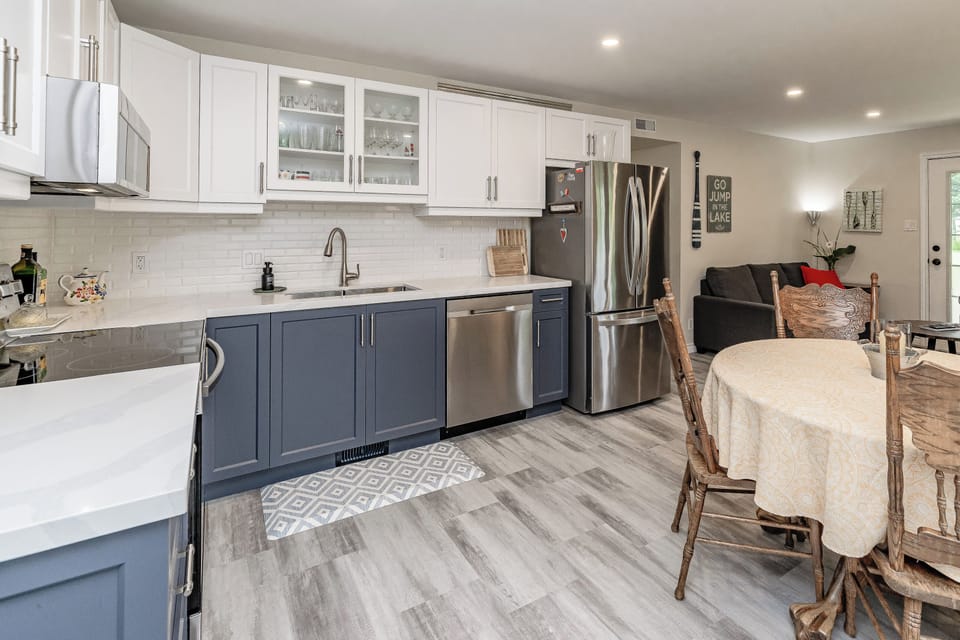 Newly renovated kitchen