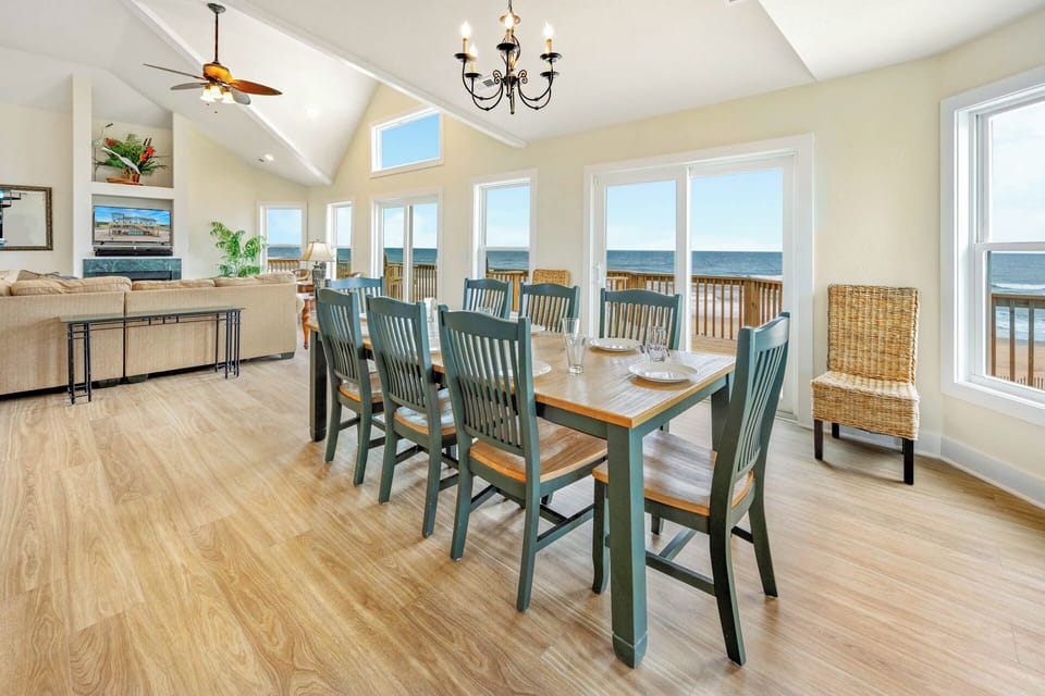 Surf or Sound Realty - 180 - Perfect Peace - Dining Area -1