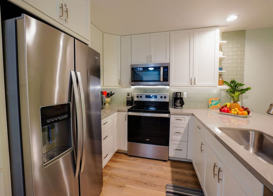 Newly remodeled kitchen