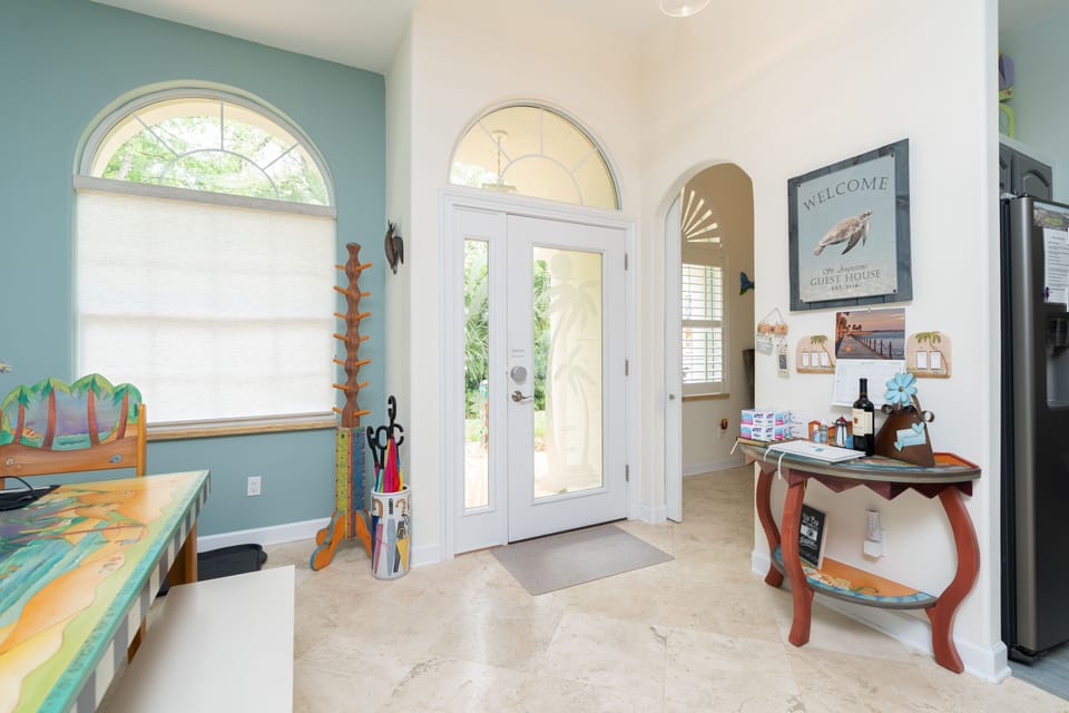 Welcome to our guest house!  Make yourself at home.