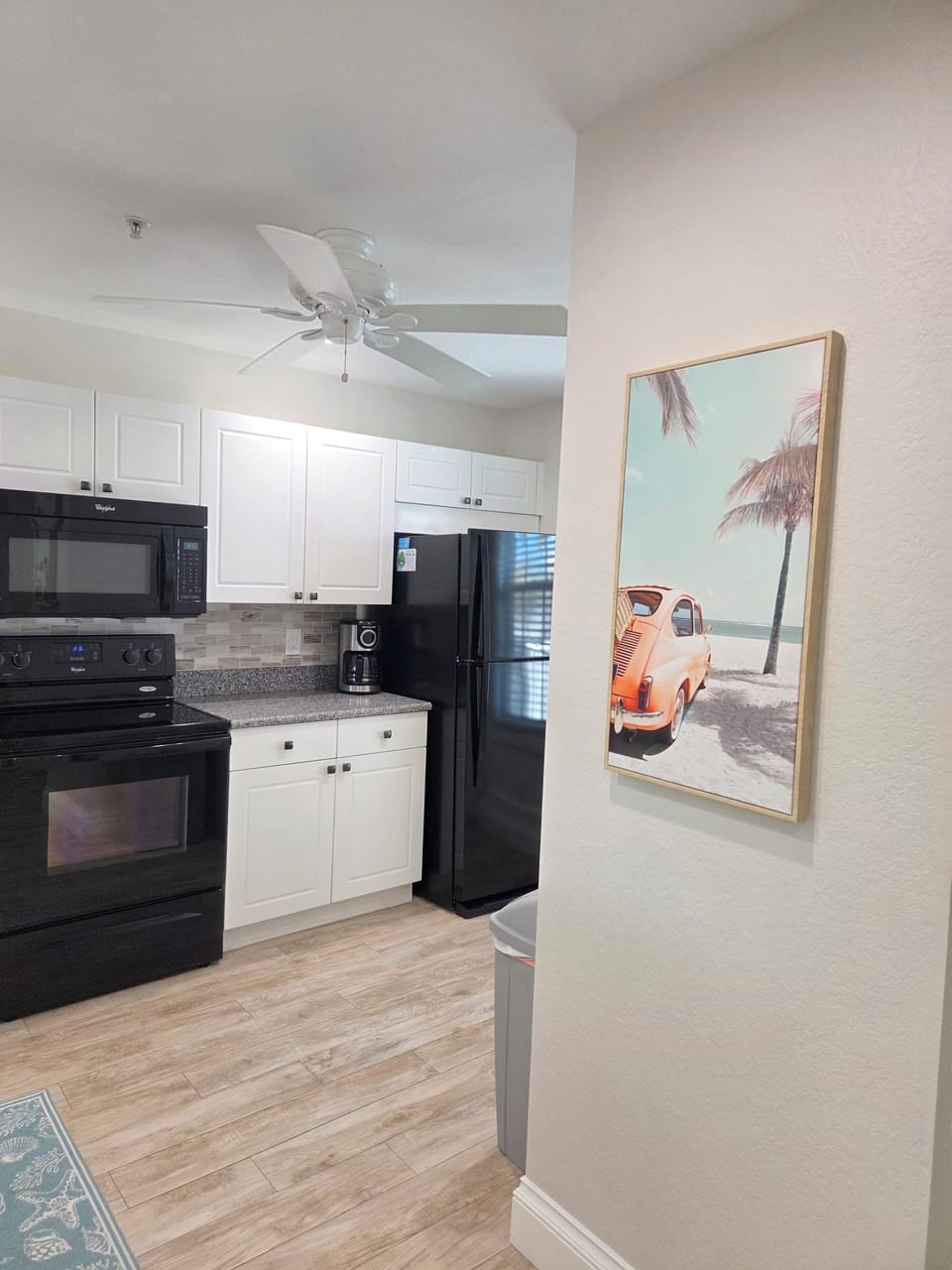 Kitchen with full size appliances