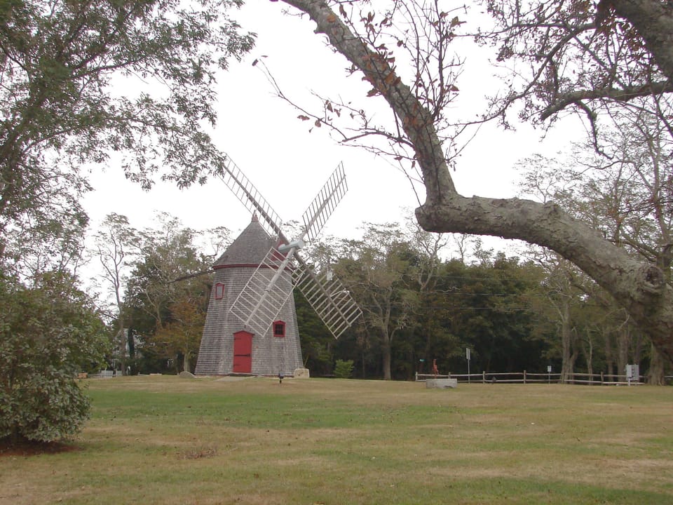 The Eastham wind mill, oldest on Cape Cod