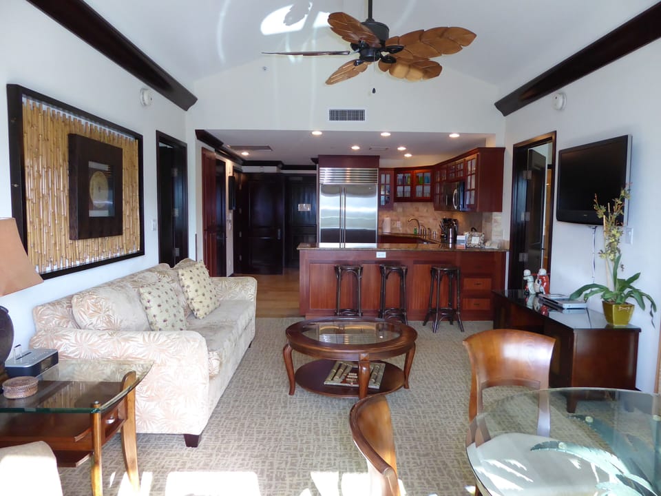HIGH Vaulted ceiling in Living Room giving a sense of EXTRA "Airiness and Room"