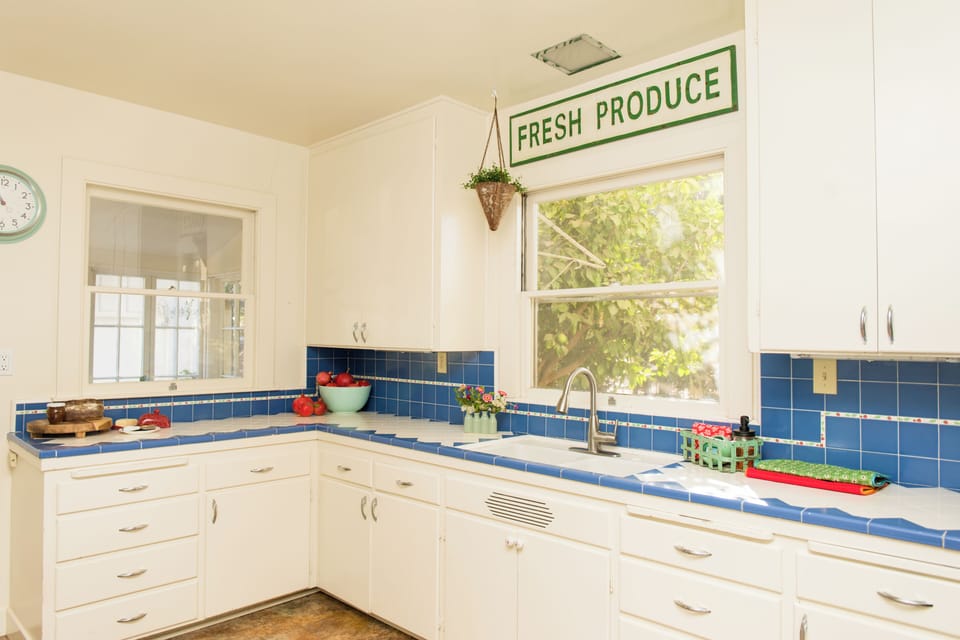 Charming 1940's Kitchen...now with new flooring not photographed yet.