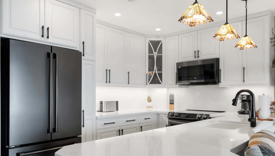 Kitchen with a contemporary design