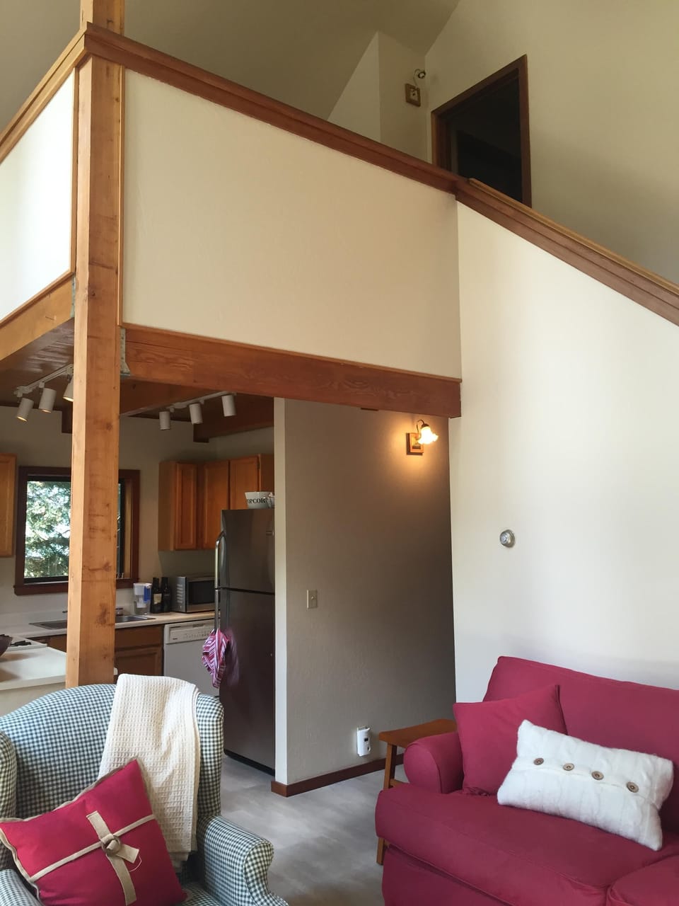 Looking up at the Loft