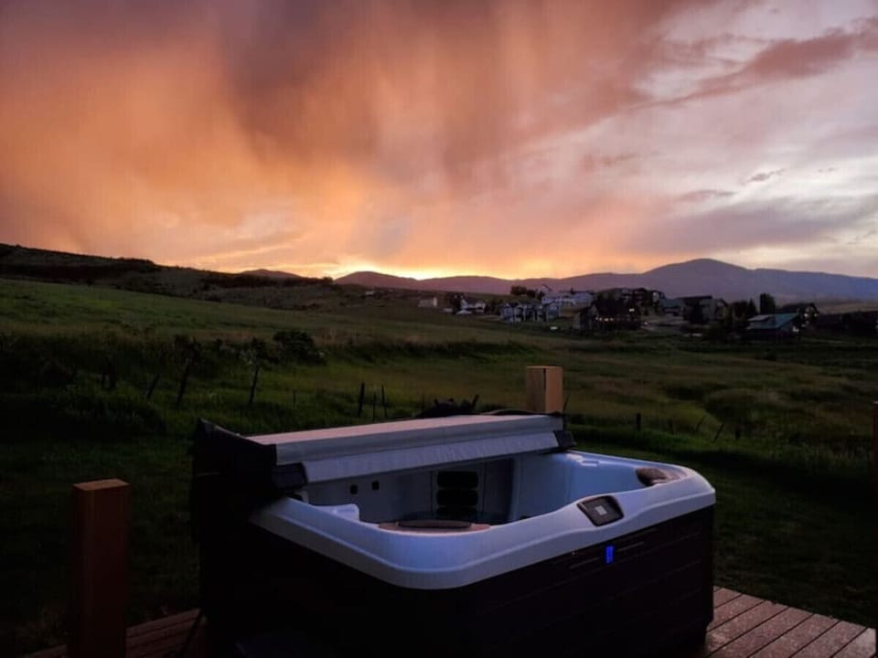 The other side offers stunning views of the lake!