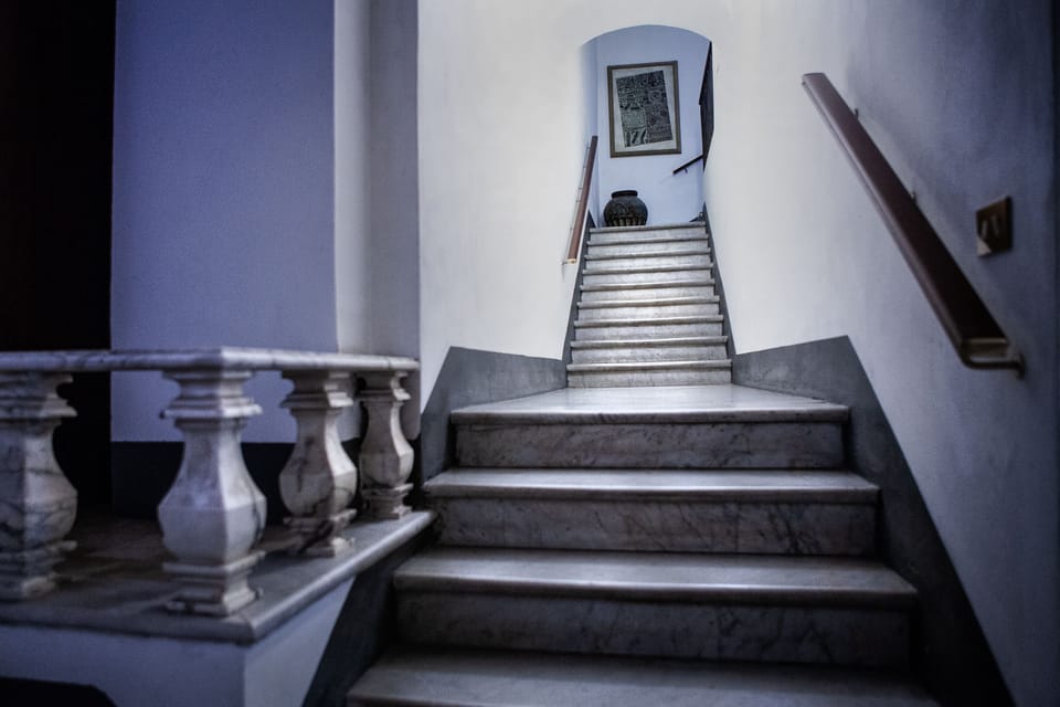 Interior entrance