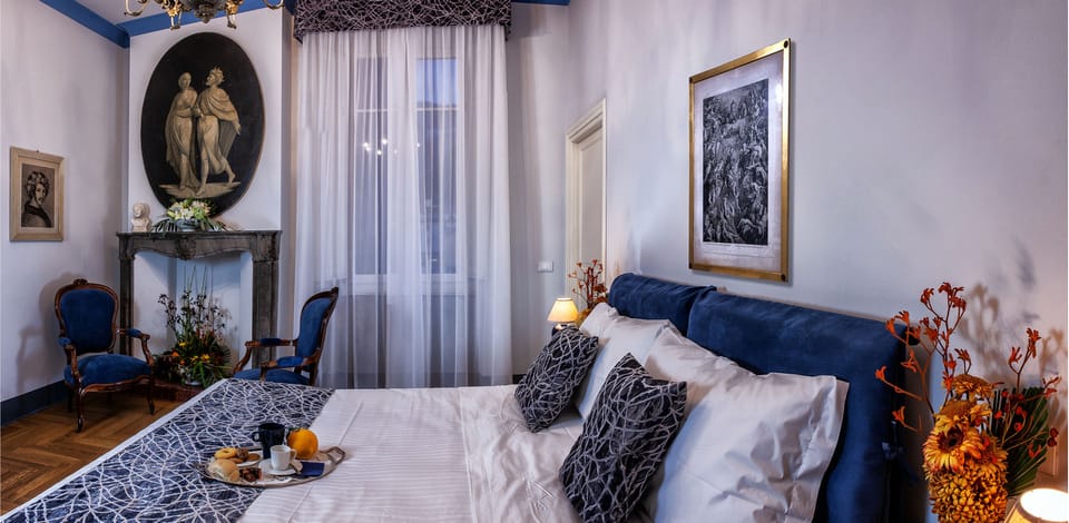 Luxury Double Room, Mountain View | Frette Italian sheets, premium bedding, down comforters