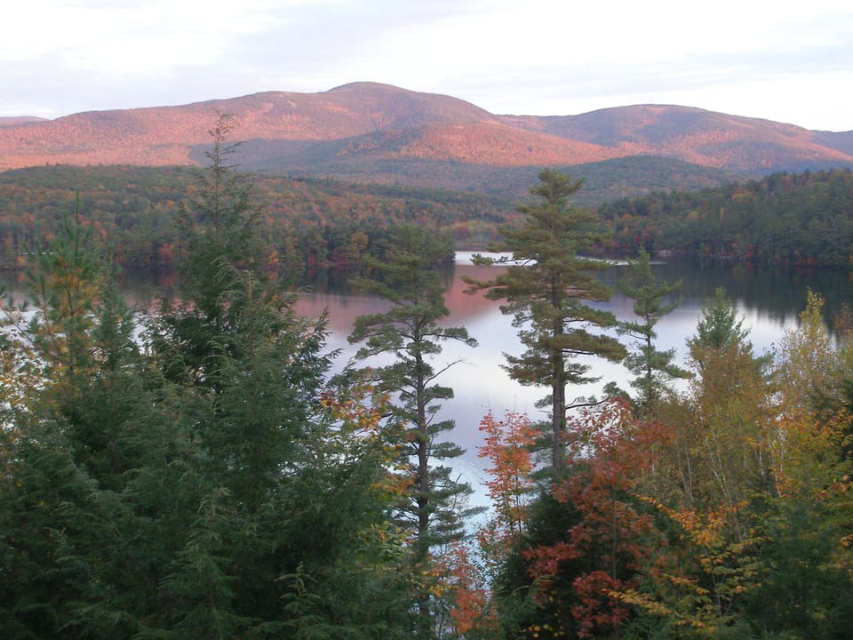 Sunset overlooking Speckled Mountain