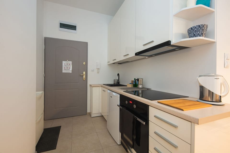 Apartment, Non Smoking | Private kitchenette | Fridge, oven, stovetop, electric kettle