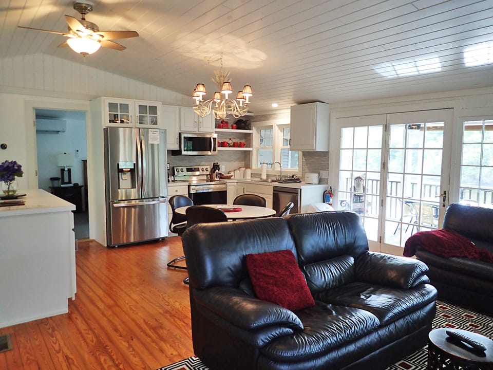 Kitchen and greatroom