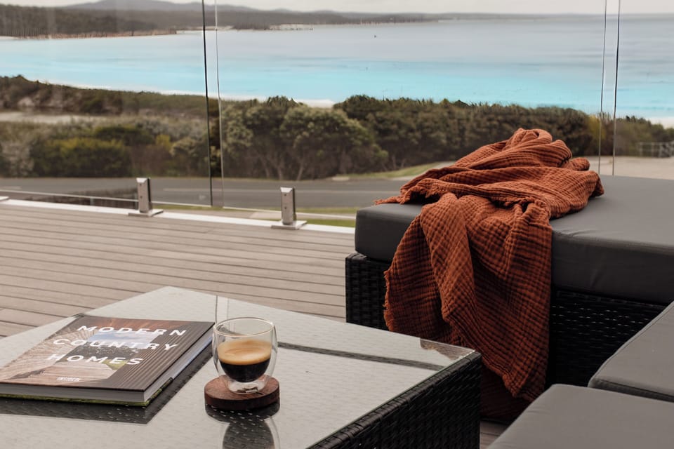Relax on the front deck and enjoy the views