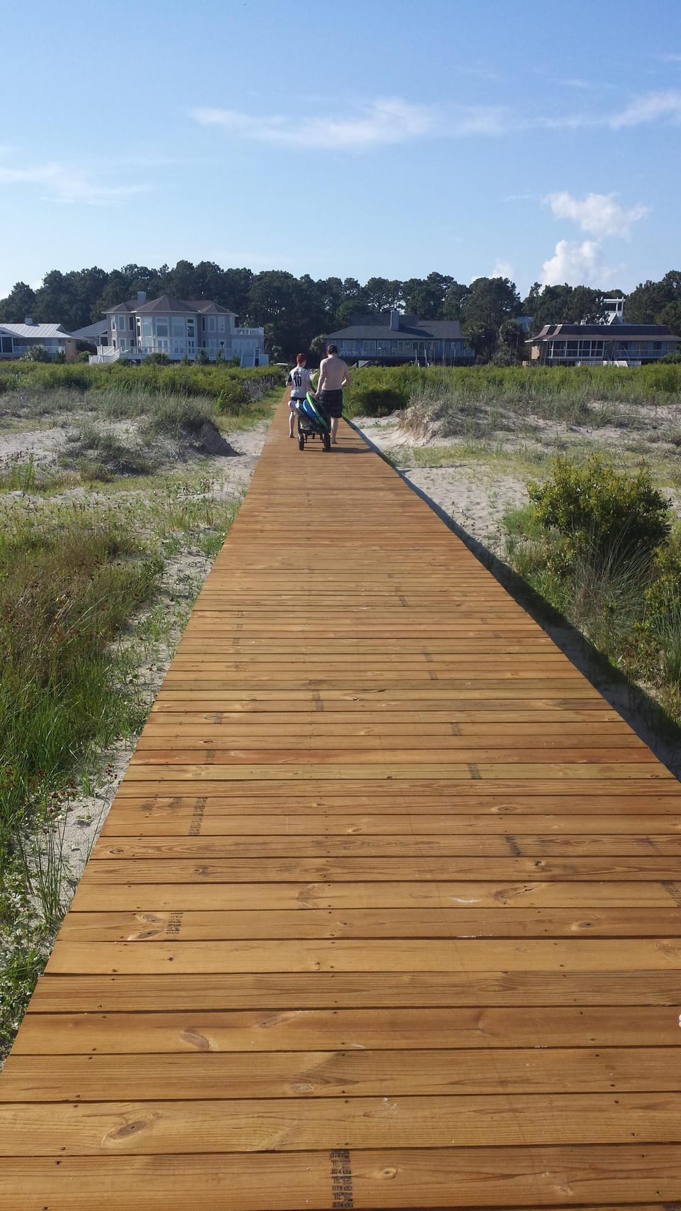 The walk to beach!