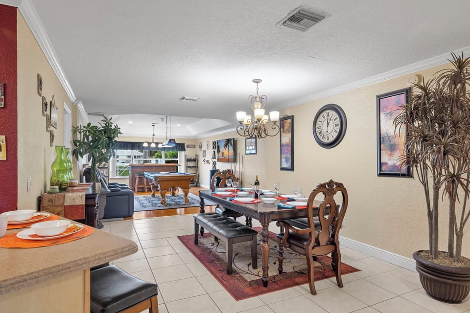 An open floor plan means everyone can be together