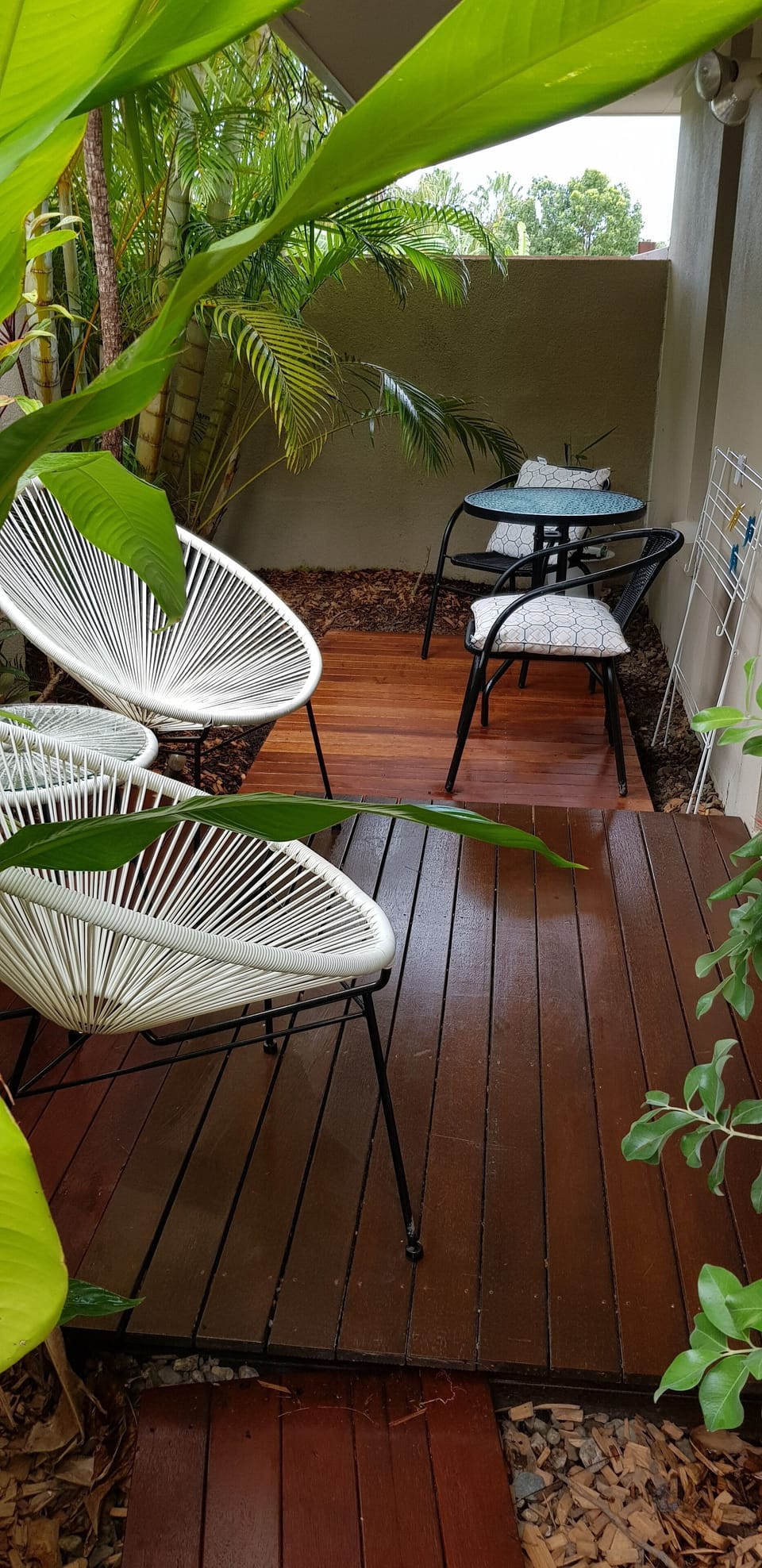 court yard off room