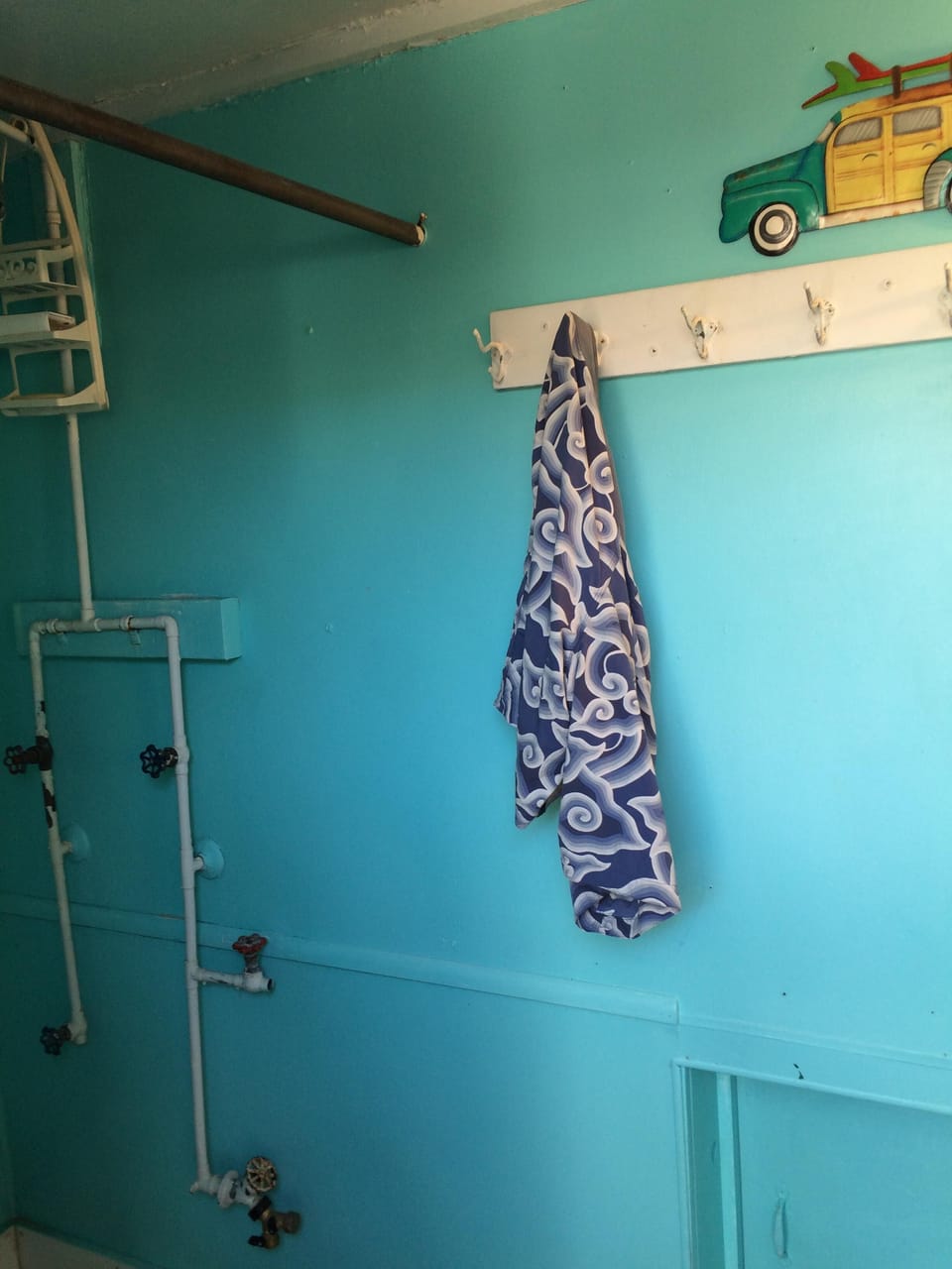 Outdoor shower/bathroom
