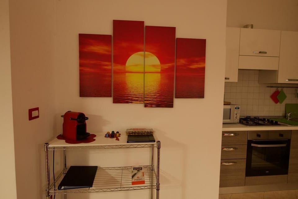 City Apartment | Private kitchen | Microwave, stovetop, dishwasher, espresso maker