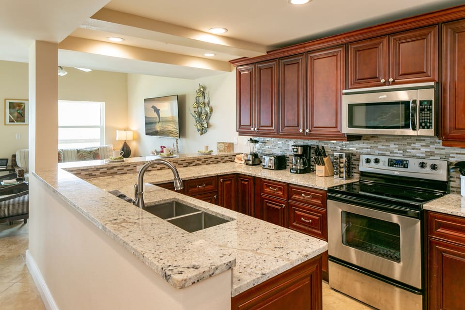 Spacious -  well equipped kitchen for when you prefer to make your own meals 