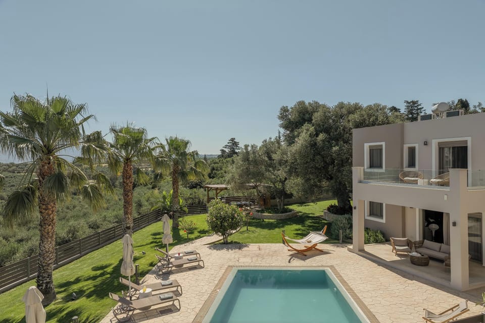 Relax by the 35 sq. m heated pool with sun beds and umbrellas.