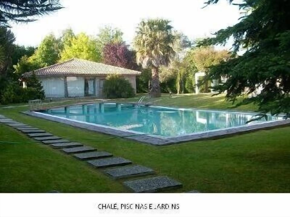 Chalet and pool