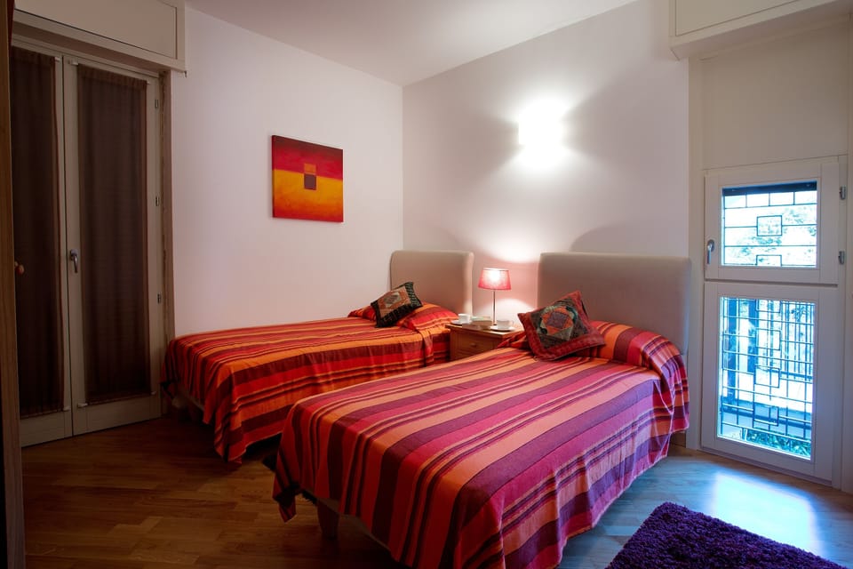 Two bedrooms.Choose from a double and a twin