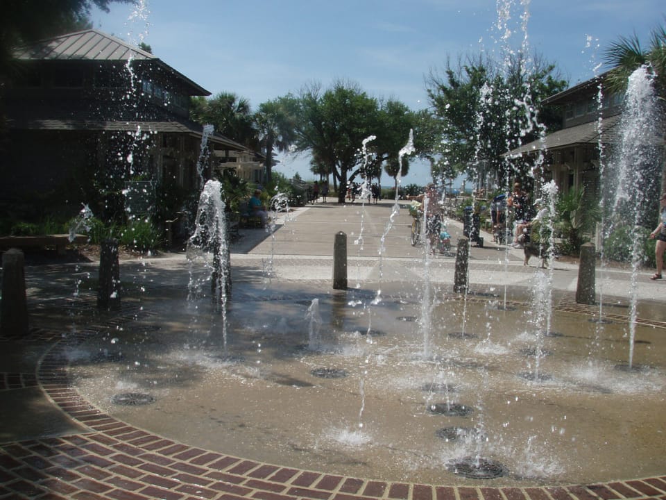 Fountains at Coligny Circle
children of all ages will love it.
