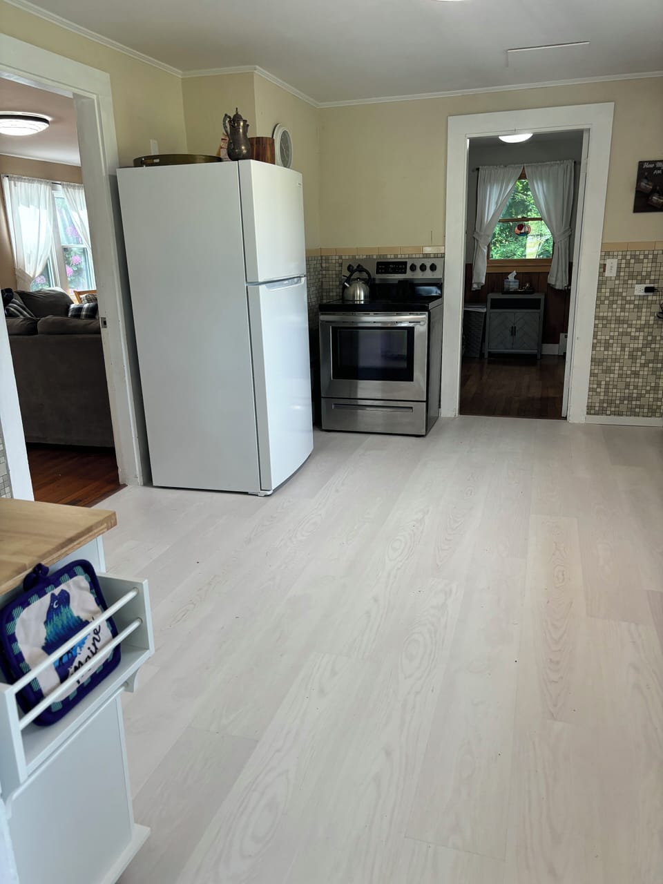 Large Kitchen with updated flooring