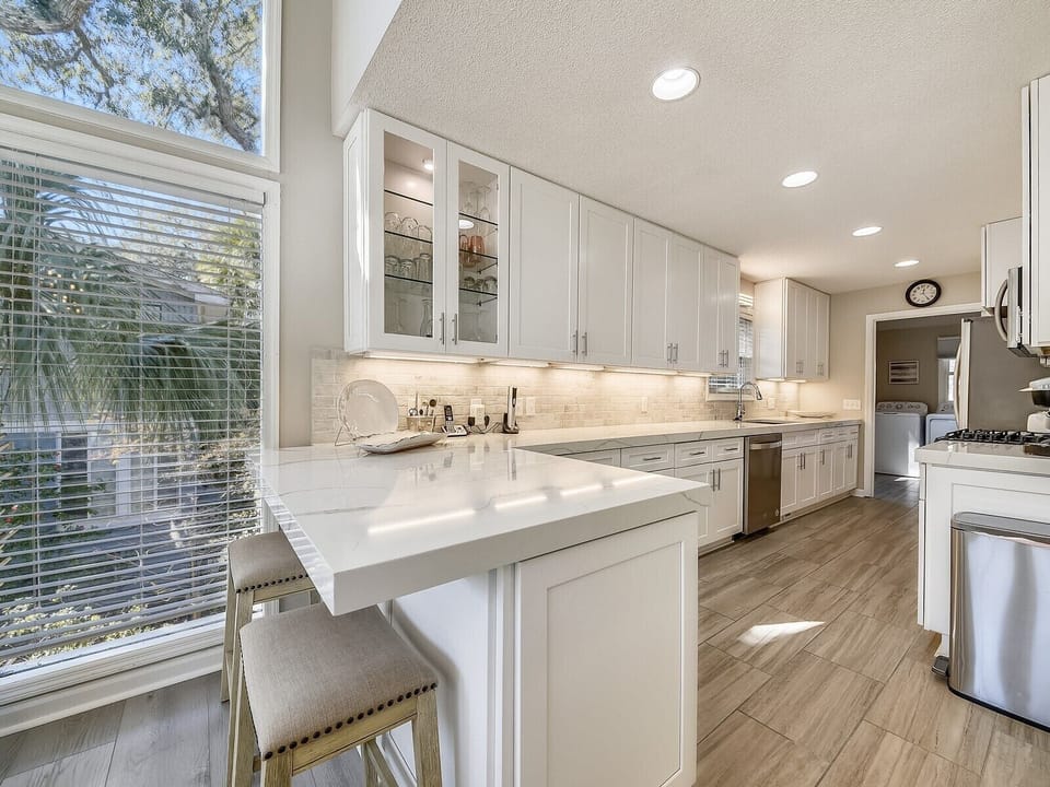 Beautifully Renovated Kitchen at 58 Dune Lane