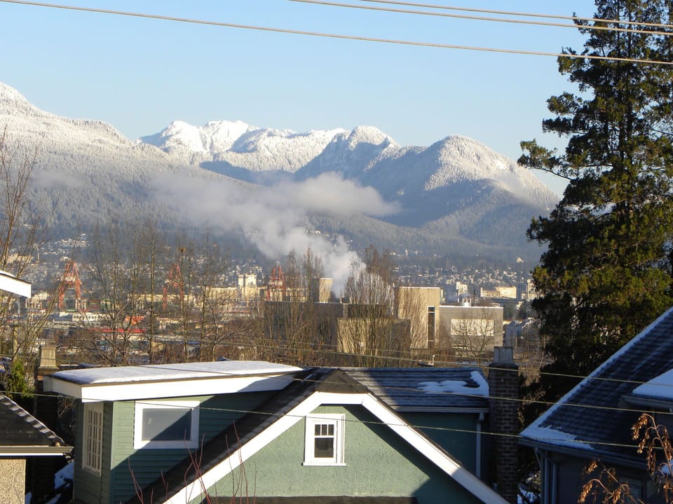 City view from the master bedroom