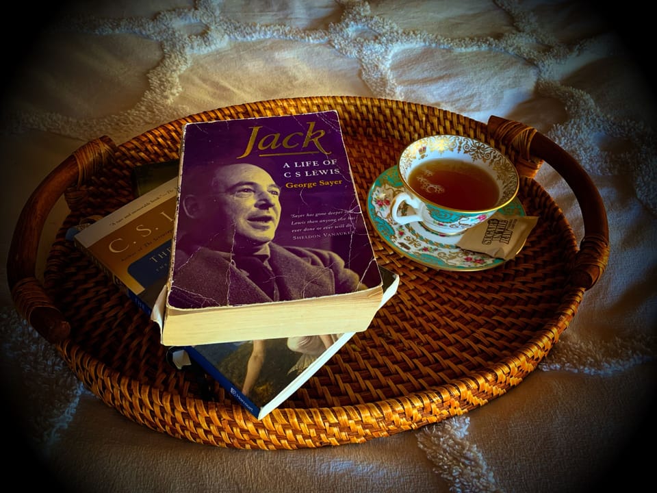 “You can never get a cup of tea large enough or a book long enough to suit me.” 