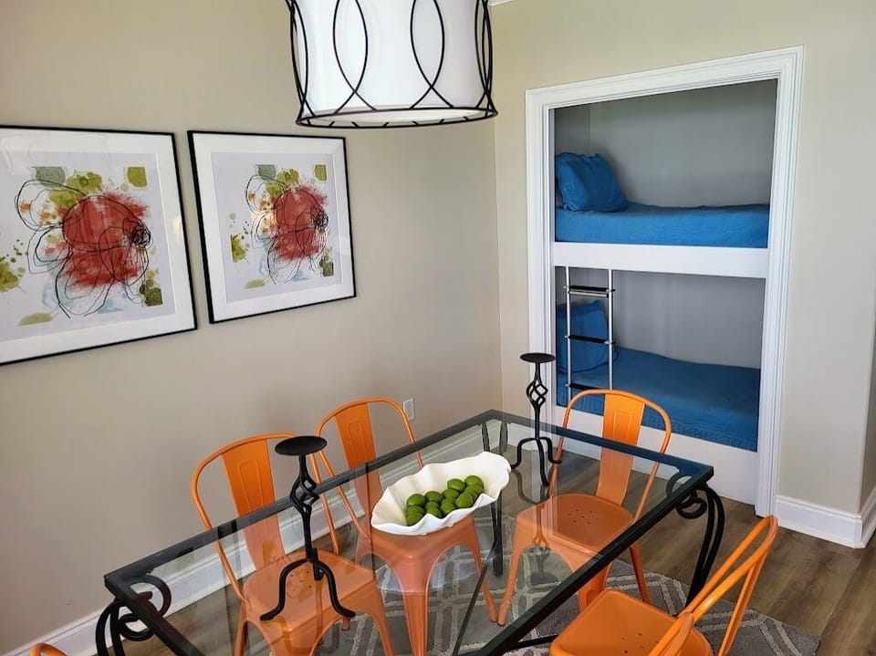 Dining Area and Bunk Beds
