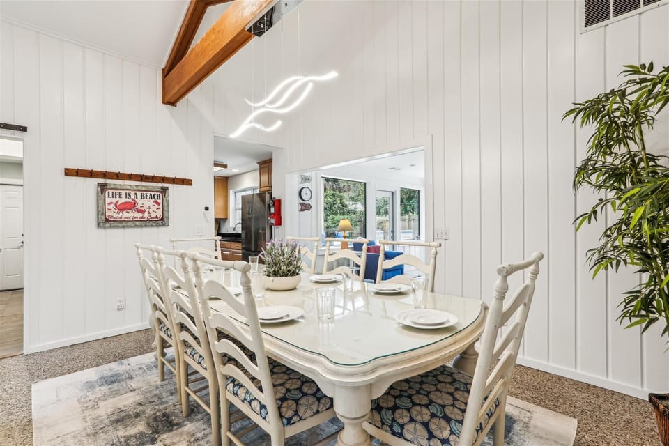 Large Dining Table with Seating for Eight at  2 Cassina Lane